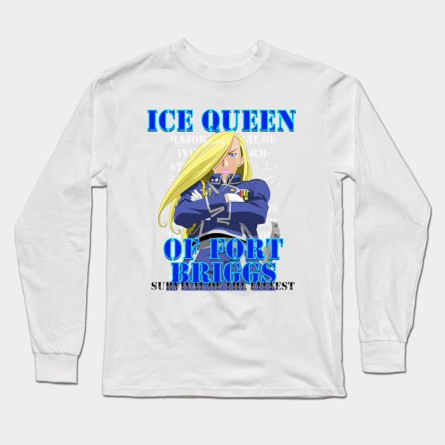 Fullmetal Alchemist Ice Queen Long Sleeve T-Shirt by Dori